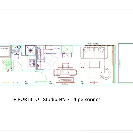 Le Portillo - Piscine - Pour 4 Personnes Mae-5313 グレット